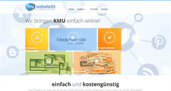 Desktop Screenshot of mywebsite24.ch